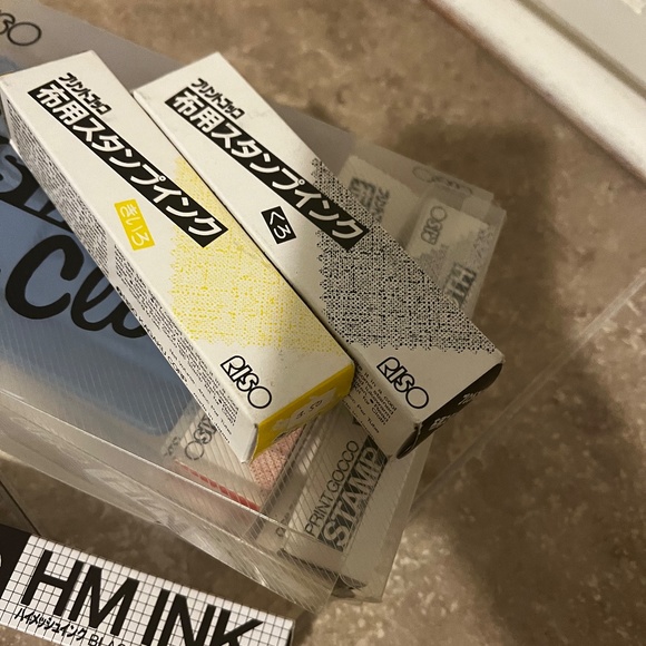 RISO - GOCCO screen printing Paper and cloth kit with TONS of unopened Ink. - Picture 11 of 11